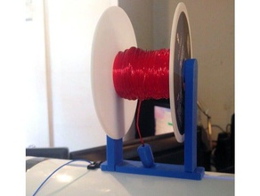 robo3d top mount spool holding system 3d printing filament holder robo 3d print model - Mito3D