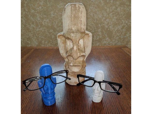 yorick estátua & suporte de óculos esculturas 3D print model - Mito3D