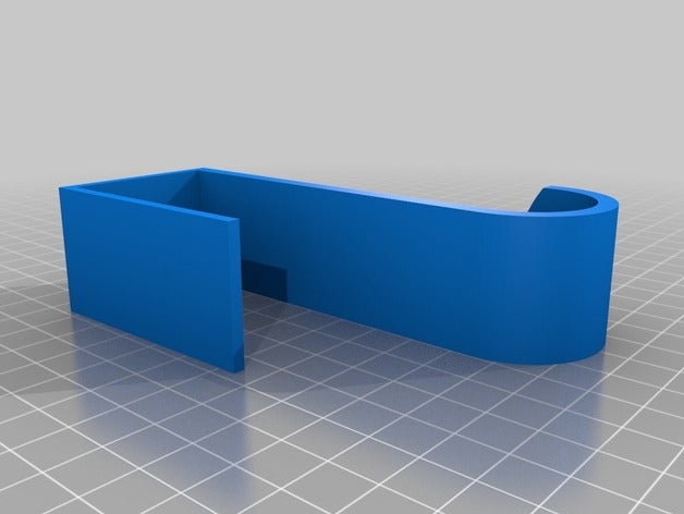 a porta do banheiro gancho v2 organização personalizado 3D print model - Mito3D