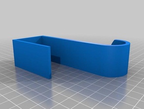 Badezimmer Tür Haken v2 - Organisation kundengebundene 3d print model - Mito3D