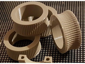 nerf volano motore brushless a cassa rotante giocattoli meccanici 3d print model - Mito3D