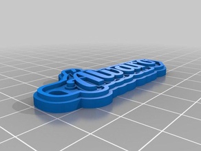 llavero lvaro i portachiavi su misura 3d print model - Mito3D