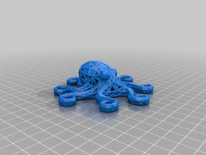 poulpe filaire les créatures 3d print model - Mito3D