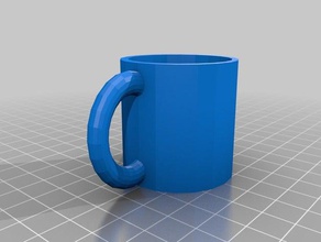 3d imprimable tasse L'impression 3d 3d print model - Mito3D