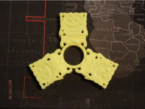 bob esponja fidget spinner - wingnut2k 2 brinquedos & games mão giratório brinquedo 3d print model - Mito3D