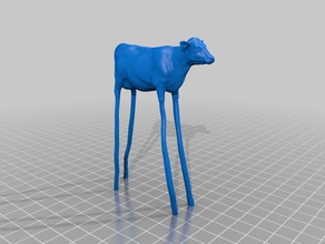 uzunbacak inek hayvanlar 3d print model - Mito3D