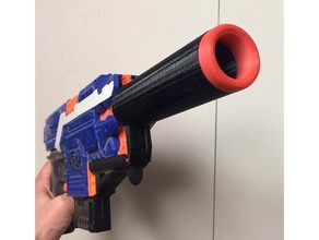 nerf sliencer barrel Spielzeug & Spiele Fass gun Schalldämpfer 3d print model - Mito3D