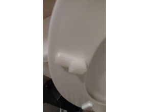 toilet seat alignment blocks - remix bathroom feet rest 3d print model - Mito3D