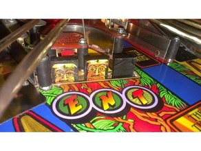 williams pinball drop target part 03-8750 hobby created freecad dmd fast made machine roadshow 3d print model - Mito3D