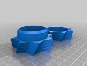 tamanho de bolso paramétrico torcida estrelas caixa recipientes personalizado 3d print model - Mito3D