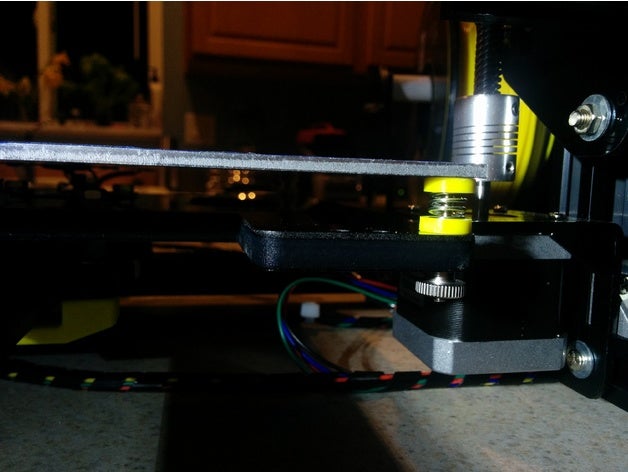 tronxy x3-Bett-Federteller 3d-Drucker Teile Bett Feder x3 3D print model - Mito3D
