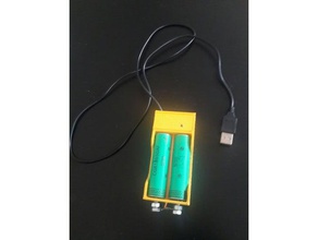 La batteria 18650 caricabatterie l'elettronica 3d print model - Mito3D