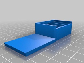 my pillbox 1 containers customized 3d print model - Mito3D