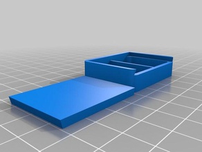 my pillbox 3 containers customized 3d print model - Mito3D