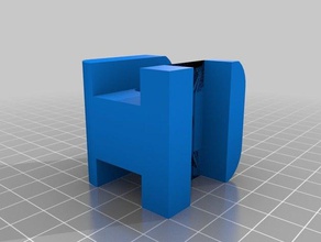 meu monograma personalizado cubo sinais e logotipos 3d print model - Mito3D