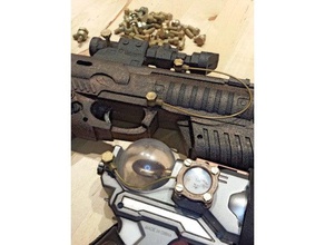 trou de vis bouchons pistolet jouet modding jouets & accessoires jeux mod nerf simba toy steampunk ornement 3d print model - Mito3D