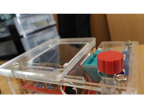 simple knob rotary encoder 6mm round shaft electronics arduino 3d print model - Mito3D