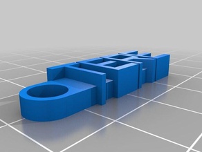 tere keychain organization customized 3d print model - Mito3D