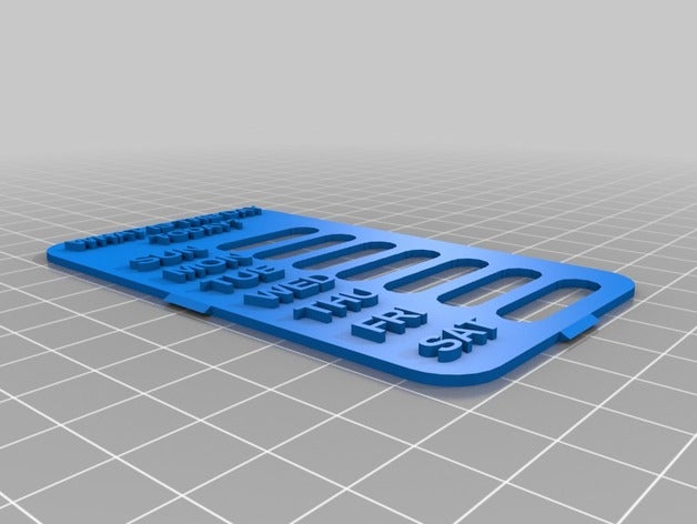 oggi famiglia su misura 3D print model - Mito3D