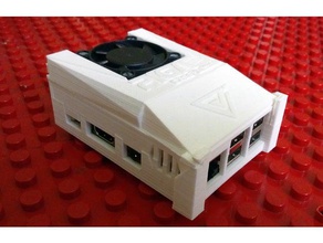 piga - raspberry pi b+ 2 3 cas ventilateur de refroidissement le bricolage la conception fan 3d print model - Mito3D