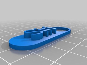siri name-tag Schlüsselanhänger kundengebundene 3d print model - Mito3D