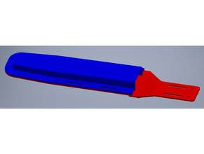 el frío acero de formación kabar la vaina portaherramientas y cajas airsoft accesorios adjunto cuchillo soporte cuchilla goma entrenamiento 3d print model - Mito3D
