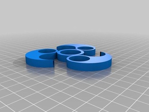 penny yin-yang fidget spinner mekanik oyuncaklar özelleştirilmiş 3d print model - Mito3D