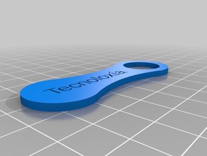 tecnolox carrinho de chip crachá seu chaveiro produtos para casa personalizado 3d print model - Mito3D