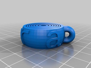 giroscópico relaxante chaveiro sara personalizado 3d print model - Mito3D