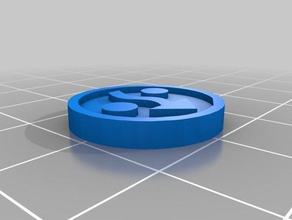 x-wing di eludere il token 1 lato giocattolo & accessori gioco 3d print model - Mito3D