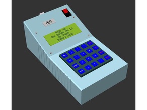inclinado topo caixa de componentes eletrônicos porta-ferramentas & caixas ângulo a personalizador sistemas recortes eletrônica eletrônico gabinete paramétrico 3d print model - Mito3D