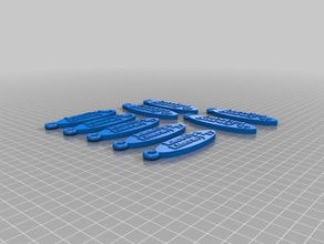 laceup4literacy 9 ct accessories 3d print model - Mito3D