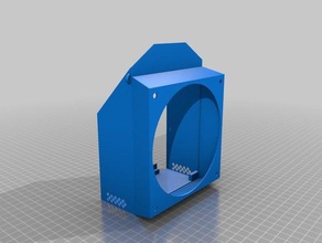 my customized a8 power supply fan parametric 3d printer parts 3d print model - Mito3D