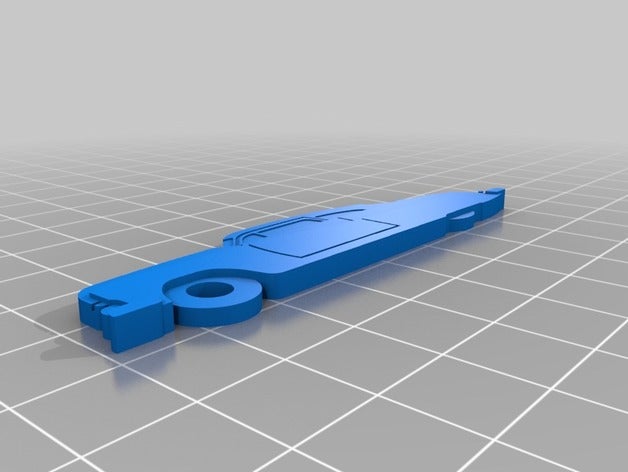 1950 mercury custom keytag automotive merc coupe 50 gehackte 3D print model - Mito3D