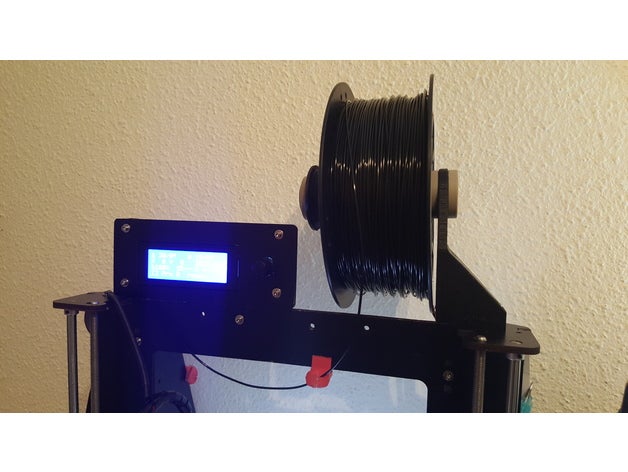 filamento de brazo soporte lcd desplazamiento la ctc prusa i3 pro b Impresora 3d accesorios pantalla apoyo 3D print model - Mito3D
