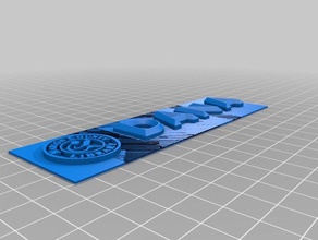 nametag2 monedas & insignias 3d print model - Mito3D