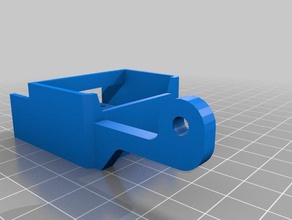 hinged extruder cooler - anet a8 3d printer accessories 40mm fan 3d print model - Mito3D