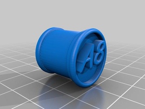 tapon tornillo delantero para anet a8 3d printer accessories 3d print model - Mito3D
