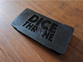 dice throne case games board customized diy mind bottling 3d print model - Mito3D