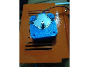 28byj-48-Schrittmotor nema-17-adapter 3d-Drucker Teile 28byj-48 28byj48 - adapter byj48 motor mount nema17 nema 17 Schrittmotor 3d print model - Mito3D