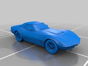 chevrolet corvette zr1 vehicles car muscle 3d print model - Mito3D