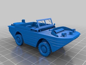 ford gpa i veicoli bolt action fiamme di guerra jeep ww2 3d print model - Mito3D