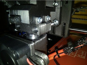 e3d v6 mount prusa i3 rework 3d printer parts e3dv6 3d print model - Mito3D