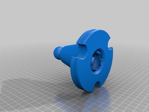 tentacolo della sezione di incastro sculture snapfit snap insieme 3d print model - Mito3D