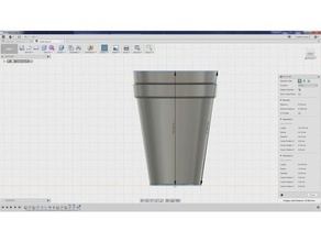lean copa comida e bebida taça leancup 3d print model - Mito3D