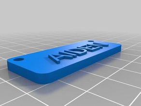 aiden name tag signs & logos customized 3d print model - Mito3D