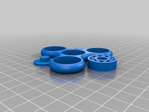 fidget de girador rolamento pronto impressão brinquedos & games 3d print model - Mito3D