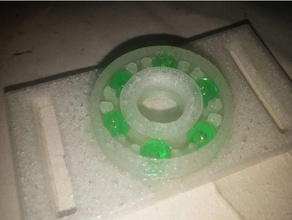travesseiro bloco de montagem rolamento preso Impressora 3d peças rolamentos esferas monte 3d print model - Mito3D