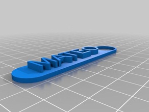 mateo 1 name-tag Schlüsselanhänger kundengebundene 3d print model - Mito3D
