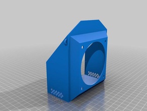 my customized a8 power supply fan 80mm 3d printer parts 3d print model - Mito3D